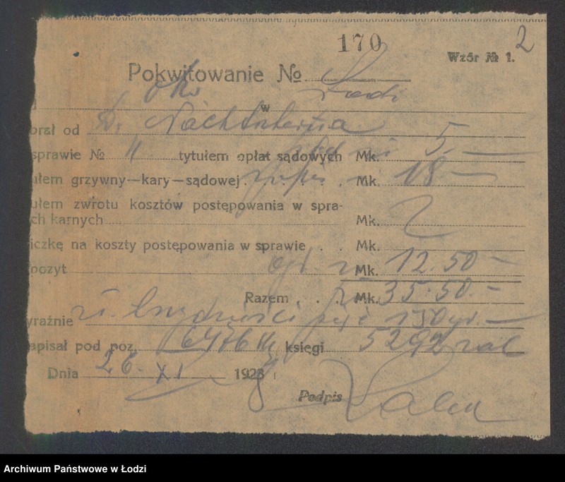 Obraz 4 z jednostki "Dawid Lajb Nachsztern- wyrób kapeluszy"