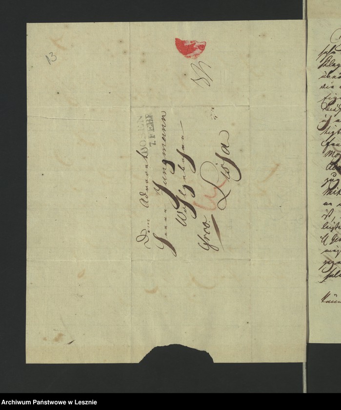 Obraz 16 z jednostki "[Akta manualia des Adwokat Jungmann zu Lissa in Sachen des Kaufmanns Bielefeld zu Posen gegen den Magistrat zu Lissa wegen 424 R. nebst Zinsen]"