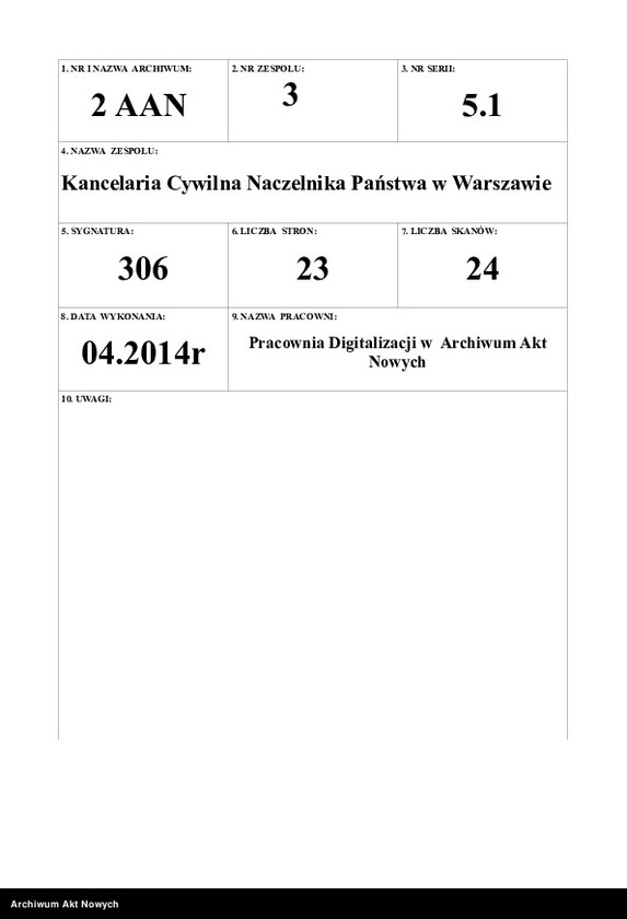 image.from.unit.number "Działalność Prezydium Rady Ministrów, Ministerstw : Poczt i Telegrafów, Kolei Żelaznych, Zdrowia, Spraw Wewnętrznych. Korespondencja z sejmem RP w sprawie lokomocji, w urzędach państwowych i armii"