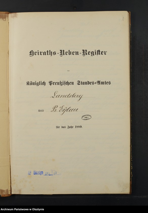 image.from.unit.number "Heiraths-Neben-Register Nr 1 - 20"