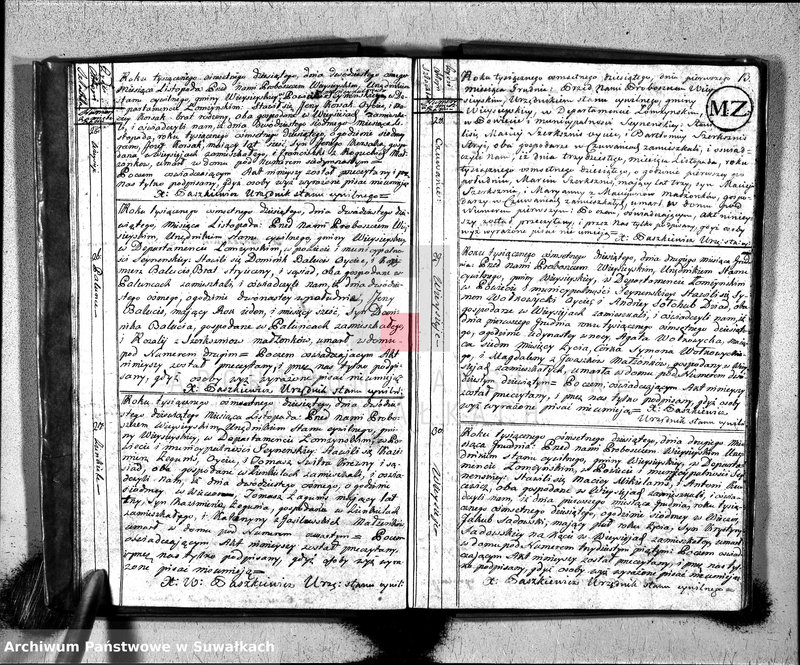 image.from.unit.number "Akta zeszłych gminy wieysieyskiey od 1-go maja 1810"