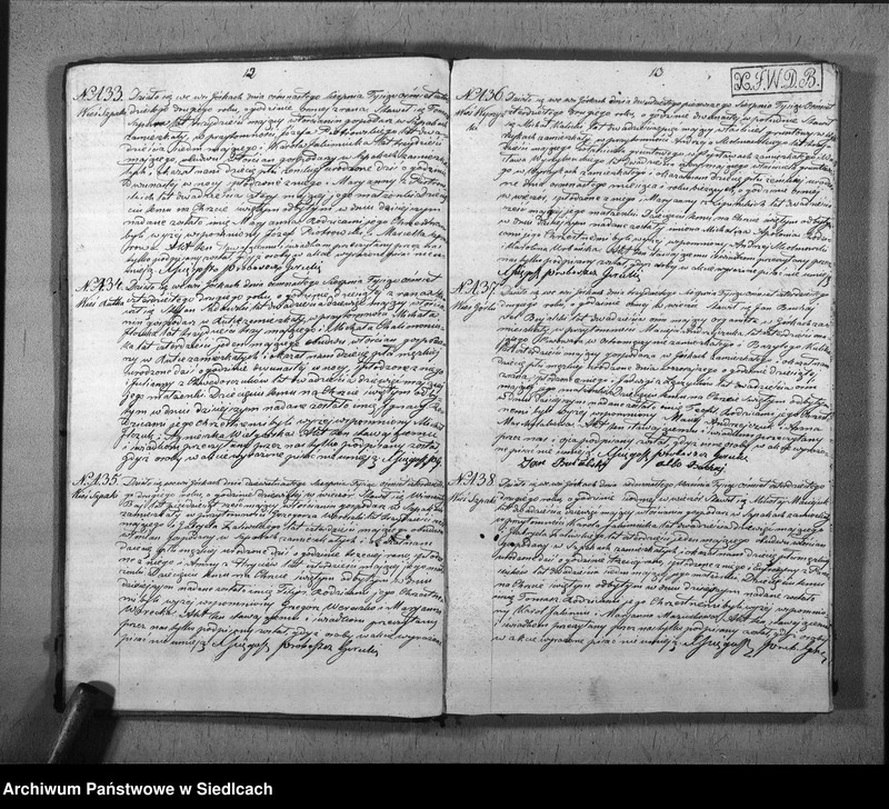 Obraz 8 z jednostki "Akta urodzin, małżeństw, zgonów"