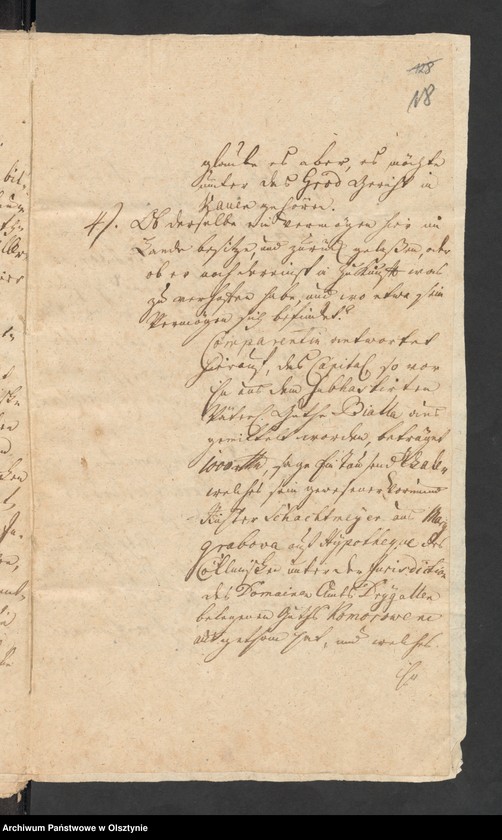 image.from.unit.number "In S. [Sachen] des Anthon von Warckau wegen seiner Abwesenheit"