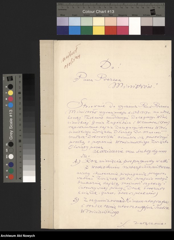 image.from.unit.number "Włościański Związek Oświaty - prośby o pomoc i poparcie, wydawnictwa - broszury antykomunistyczne"
