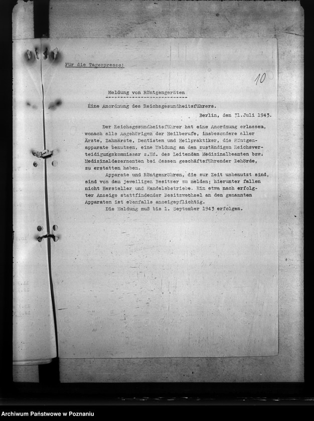 Obraz 17 z jednostki "Einsatz der Röntgenapparte"