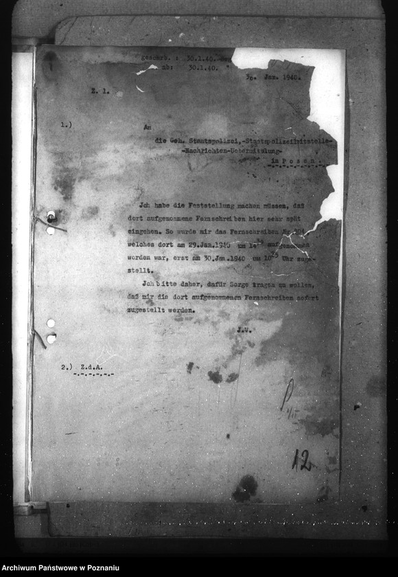 Obraz 16 z jednostki "Organisation des Geschäftslaufes- allgemein"