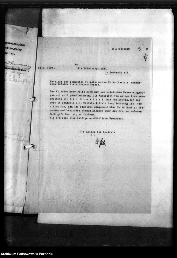 Obraz 10 z jednostki "Fritz Bonk aus Marschallsfelde, Kreis Kempen (Kępno)"