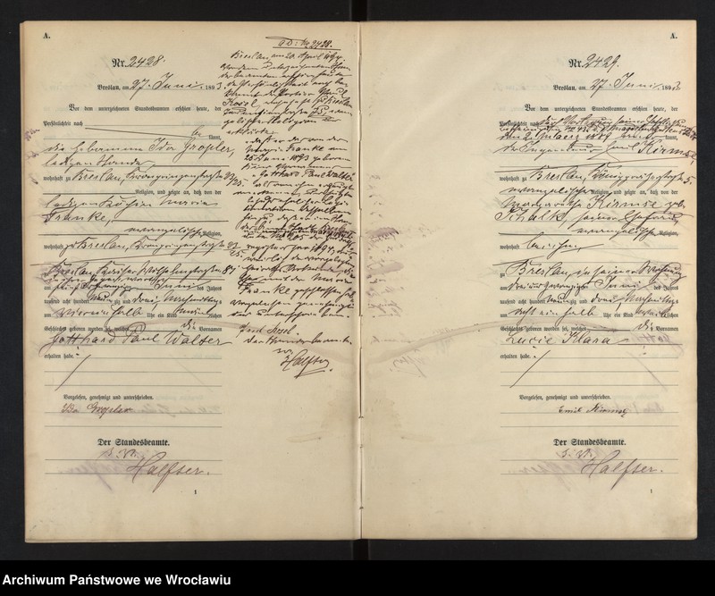 image.from.unit.number "Geburts-Haupt-Register Breslau II 1893 Band 7"