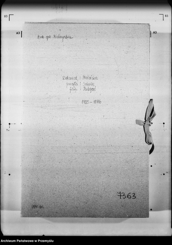 image.from.unit.number "[Kopie ksiąg metrykalnych parafii Sokola z filią Podgać (dekanat Mościska)]"