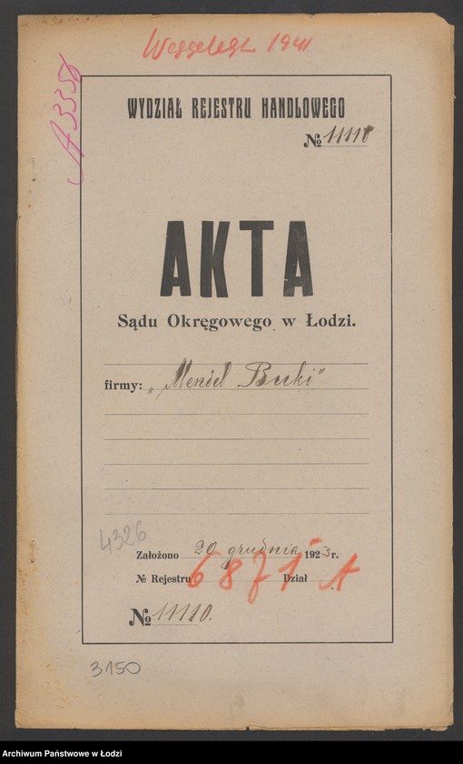 Obraz 2 z jednostki "Mendel Buki – sprzedaż wełny i bawełny"