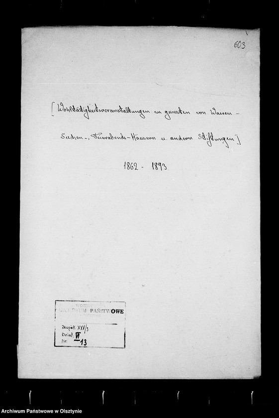 image.from.unit.number "/Wohltätigkeitsveranstaltungen zu gunsten von Waisen-, Siechen-, Feierabendshäusern u. a. Stiftungen/"