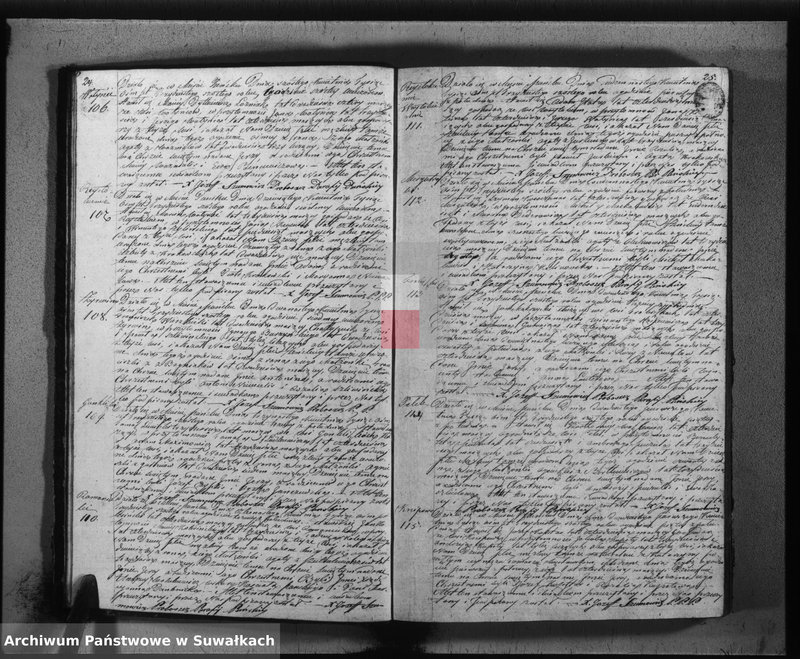 image.from.unit.number "Duplikat urodzonych, zaślubionych i umarłych parafii puńskiey roku 1836"