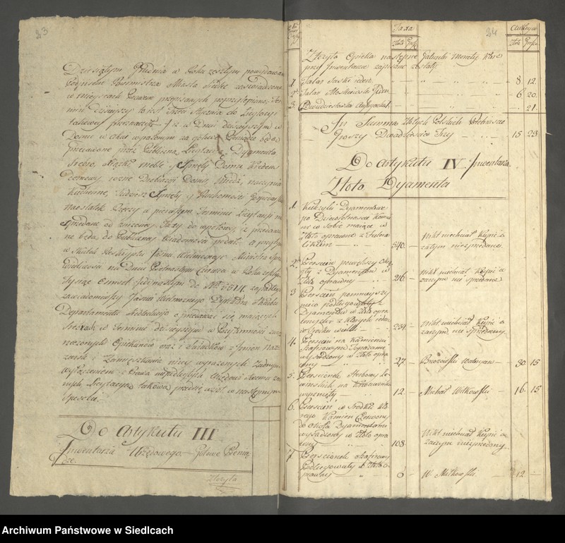 Obraz 19 z jednostki "Volumen 6ty. Księga Isza z roku 1815 [Akta notarialne od numeru 1 do numeru 174]"