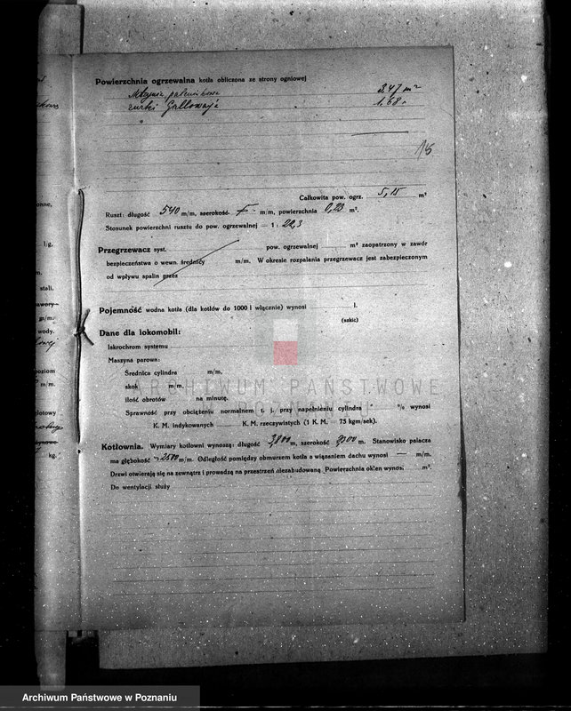 Obraz 20 z jednostki "Mleczarnia Fr. Borkowskiego w Żerkowie pow. jarociński nr woj. kotła 130"