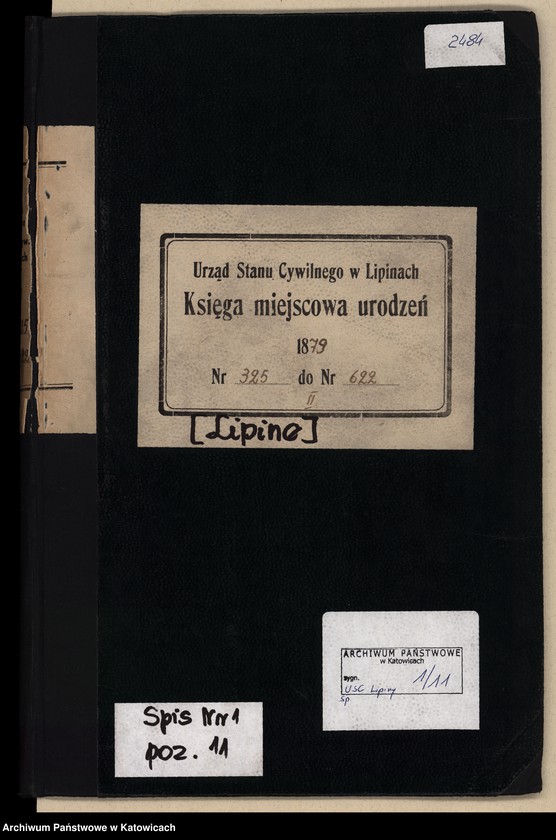 image.from.unit.number "Księga urodzeń T.2 nr 325-622"