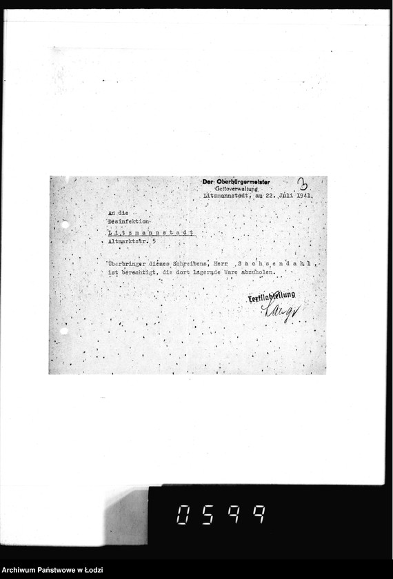 Obraz 7 z jednostki "[Dowody dostawy ubrań i czapek dla fimy] Sachsendahl Ostrowo"