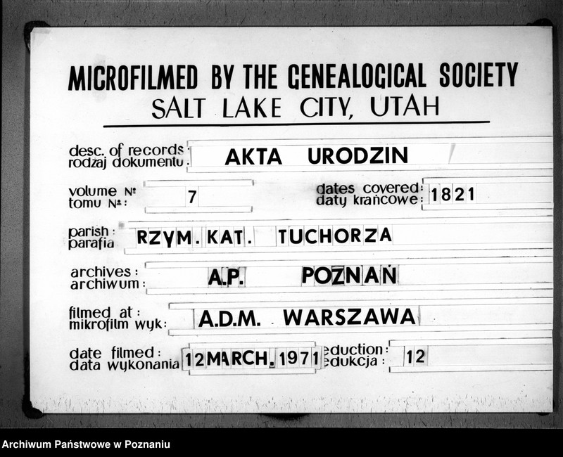 image.from.team "Akta stanu cywilnego Parafii Rzymskokatolickiej Tuchorza (pow. wolsztyński)"