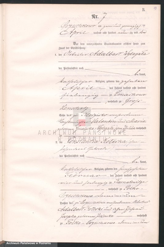 Obraz 16 z jednostki "Księga małżeństw"