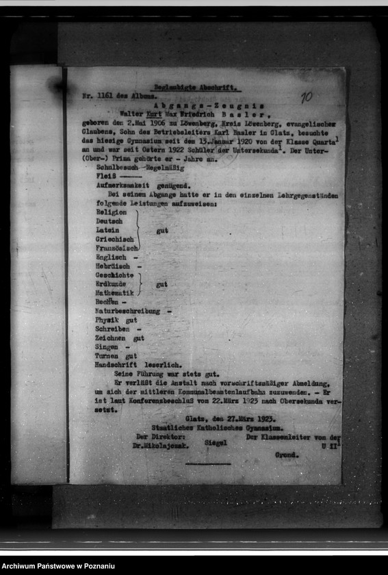 Obraz 15 z jednostki "Bewebungen um Amtskommissarstellen"