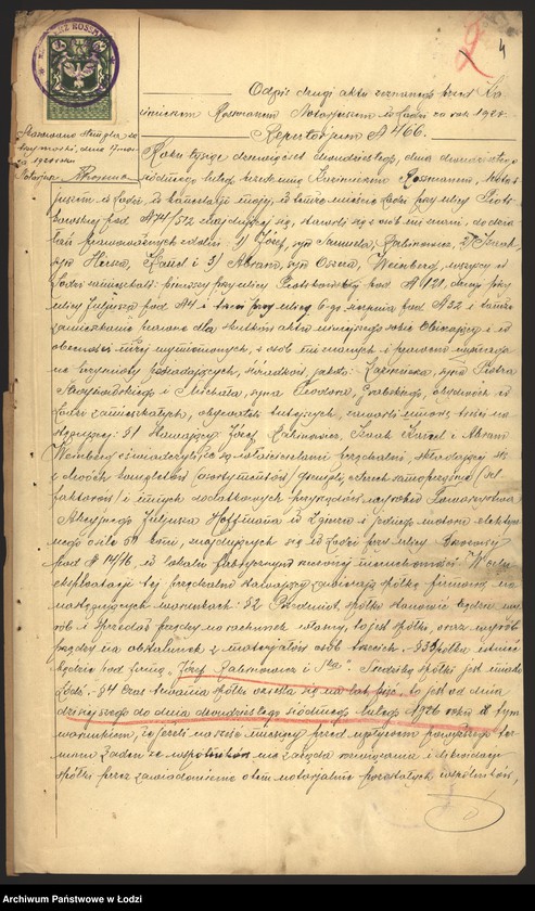 Obraz 6 z jednostki "„Józef Rabinowicz i s-ka” – wyrób i sprzedaż przędzy"