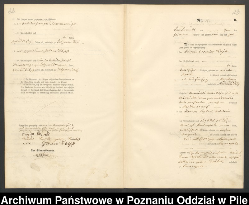 image.from.unit.number "Księga małżeństw"