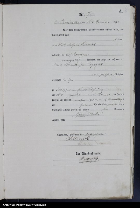 image.from.unit.number "Geburts-Haupt-Register Nr 1 - 151"