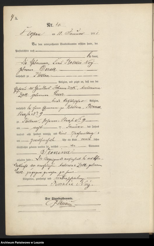 Obraz 7 z jednostki "[Księga urodzeń - miasto]"