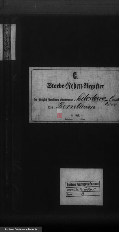 Obraz 1 z jednostki "Księga zgonów"