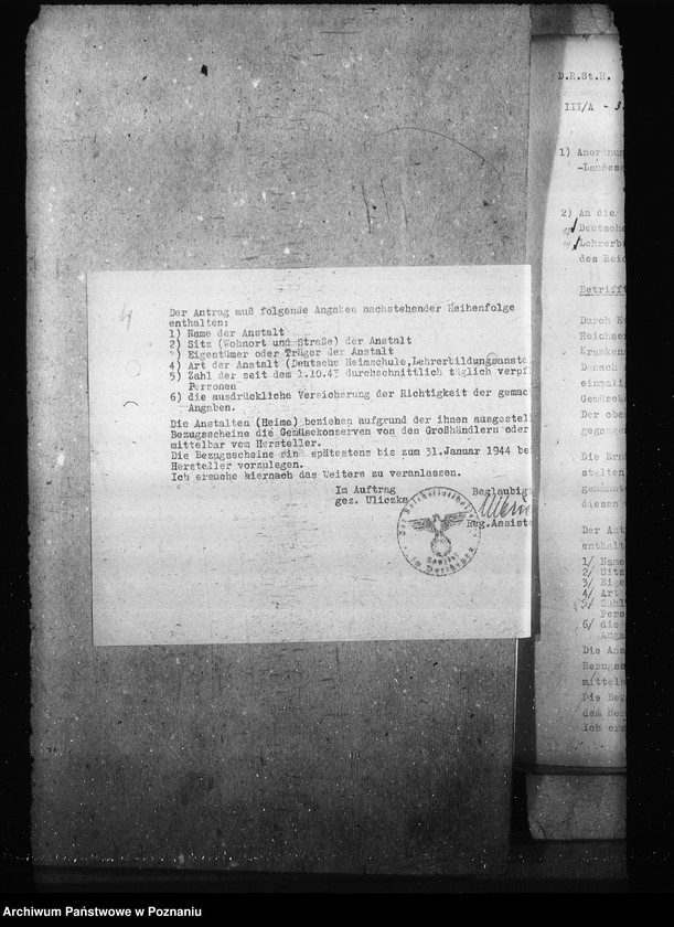 Obraz 8 z jednostki "Nahrungsmittelversorgung der Heimschulen"