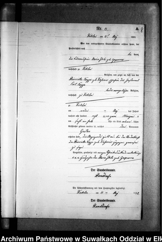 image.from.unit.number "Geburts-Neben-Register des Preussischen Standes-Amtes Kehlen Kreis Angerburg"
