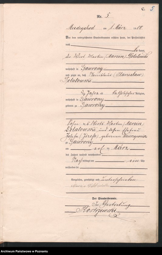 image.from.unit.number "Sterbe-Haupt-Register"