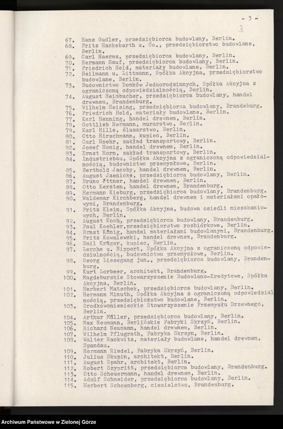 image.from.unit.number "[Informacja przemysłowo-handlowa agencji Deutsche Auskunftei z lat 1926-1932 dot. danych przedsiębiorstw korzystających z usług książęcego urzędu Budowlanego w Żaganiu]"