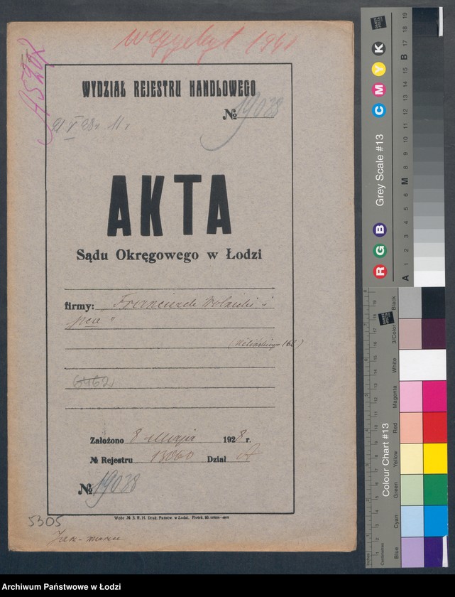 Obraz 2 z jednostki "Franciszek Wolnicki i s-ka – handel winami i wódkami"