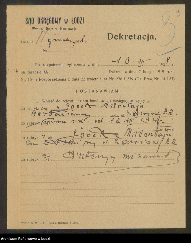 Obraz 5 z jednostki "Josek Milsztajn – herbaciarnia"