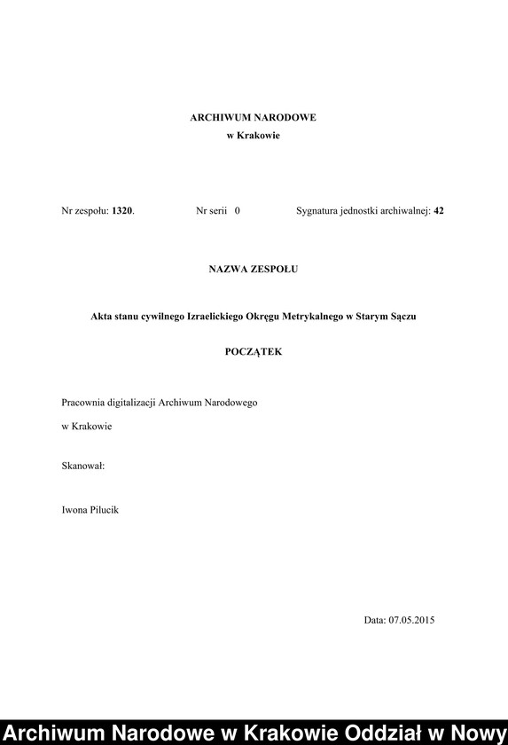 Obraz 1 z jednostki "[Księga urodzeń]"