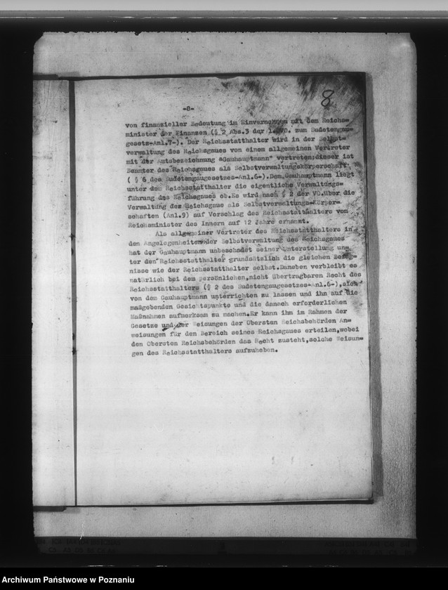 Obraz 12 z jednostki "Die Gauselbstverwaltung im Reichsgau Wartheland"