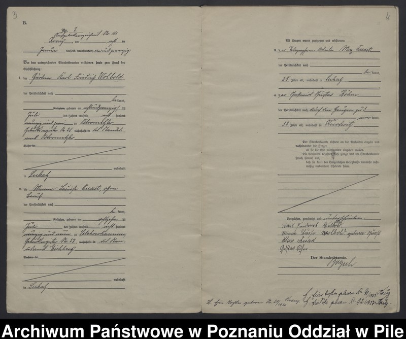 Obraz 5 z jednostki "Księga małżeństw"