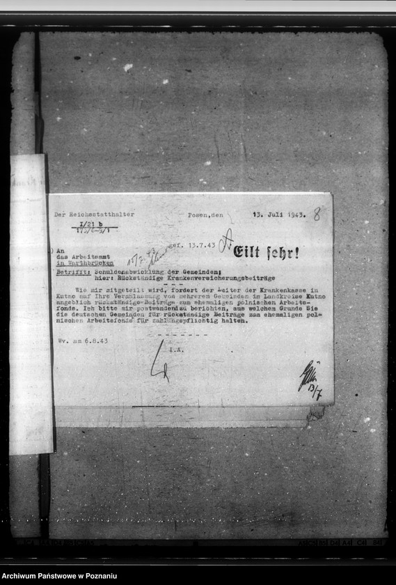 Obraz 13 z jednostki "Ausstattung der Landräte mit beschlagnahmten Möbeln aus Probstein und Schlössern"