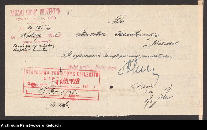 Obraz 15 z jednostki "Budżet gminy wyznaniowej żydowskiej w Bodzentynie na 1935 r"