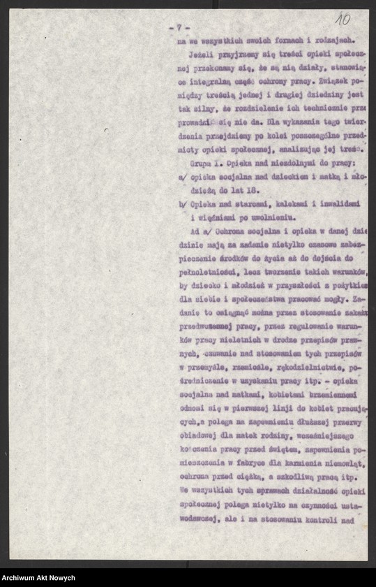 image.from.unit.number "(Organizacja pracy w resortach: Poczt i Telegrafów, Opieki Społecznej, Spraw Wewnętrznych i Kolei Żelaznych. Sprawozdania: Prezesa Delegacji Polskich w Komisjach Mieszanych… w Moskwie oraz Polskiej Kasy Oszczędności)"