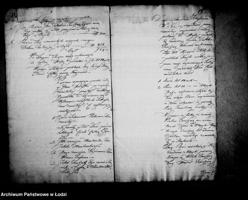 Obraz 14 z jednostki "Akta tyczące się egzekwowania należytości pocztowych"