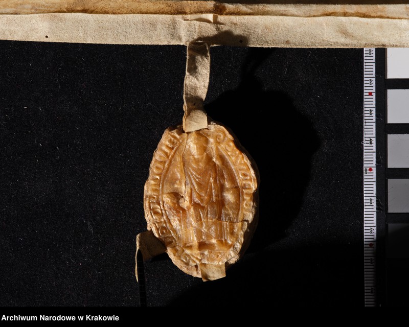 image.from.unit.number "Paweł biskup krakowski zawiera ugodę z Leszkiem księciem krakowskim, sandomierskim i sieradzkim, który za ujęcie i więzienie biskupa oraz wyrządzone"