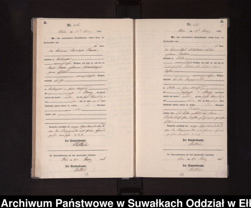 image.from.unit.number "Geburts-Neben-Register des Königlichen Preussischen Standes-Amtes Orlen in Rhein Kreis Loetzen"