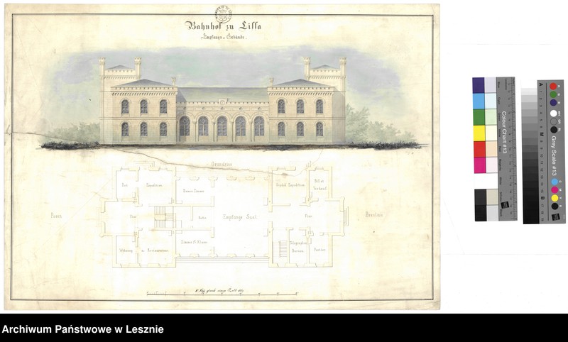 Obraz 14 z jednostki "Leszno miasto. Dokumentacja projektowa - dworzec kolejowy."