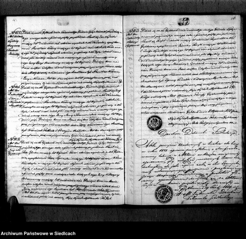 Obraz 20 z jednostki "Akta urodzin, małżeństw, zgonów"