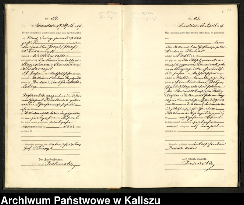 Obraz 20 z jednostki "Księga miejscowa zgonów"
