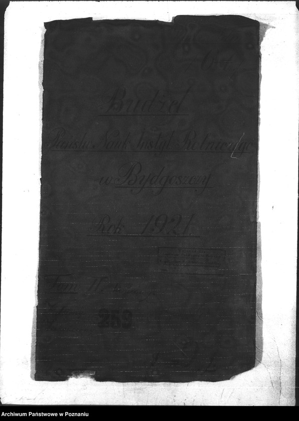 Obraz 4 z jednostki "Budżet - Państw. Naukowego Instytutu Rolniczego w Bydgoszczy rok 1921 - 1922"