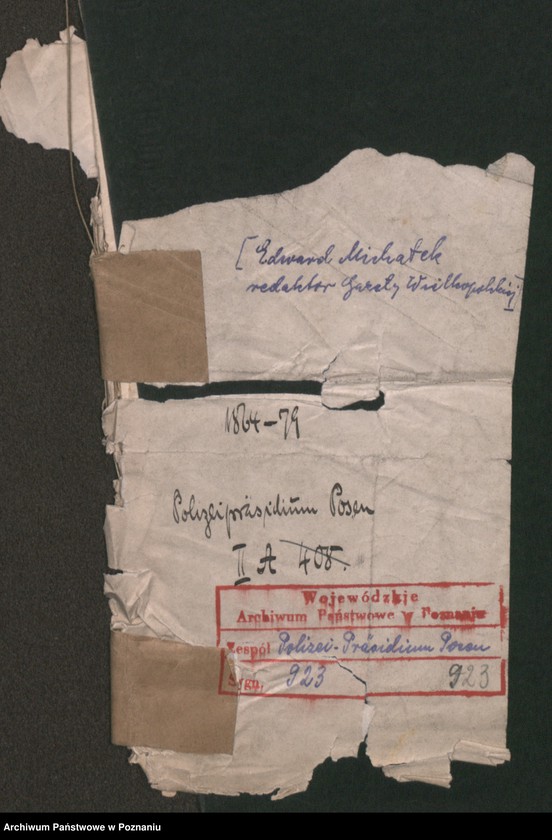 Obraz 2 z jednostki "A. betr. /Edward Michałek, redaktor Gazety Wielkopolskiej/"