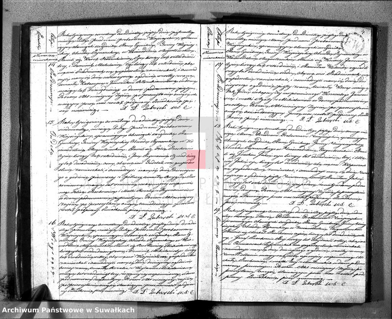 image.from.unit.number "Akta umarłych urzędnika stanu cywilnego gminy wieysieyskiey z 1825 roku"