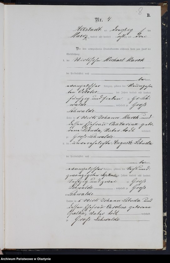 image.from.unit.number "Heiraths-Neben-Register Tom I,Nr 1 - 28"